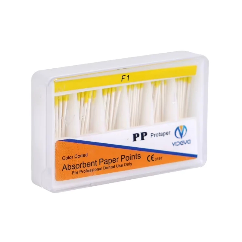 1box Dental Absorbent Paper Points Moisture Absorbing Paper Tips Taper F1 F2 F3 Dental Clinics Consumables