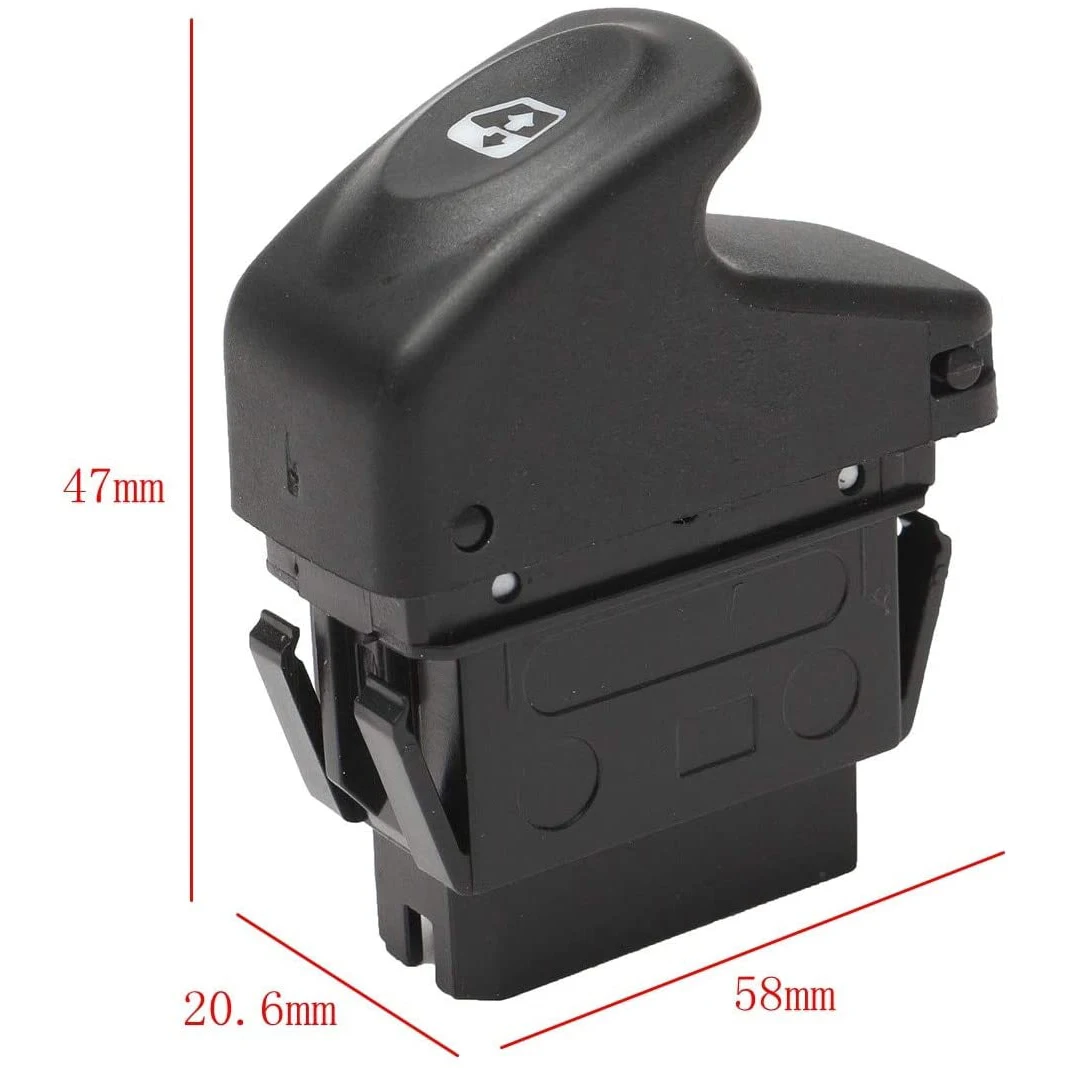 B09A Car Window Lift Switch Glass Lift Switch Assembly for Renault Megane 7700838100