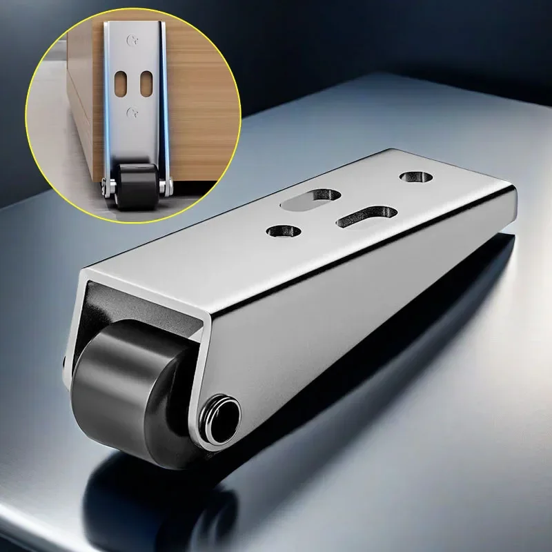 

Door bottom wheel, simple fixed roller, mini mobile roller, silent anti-wear wheel, door sagging, furniture drawer roller