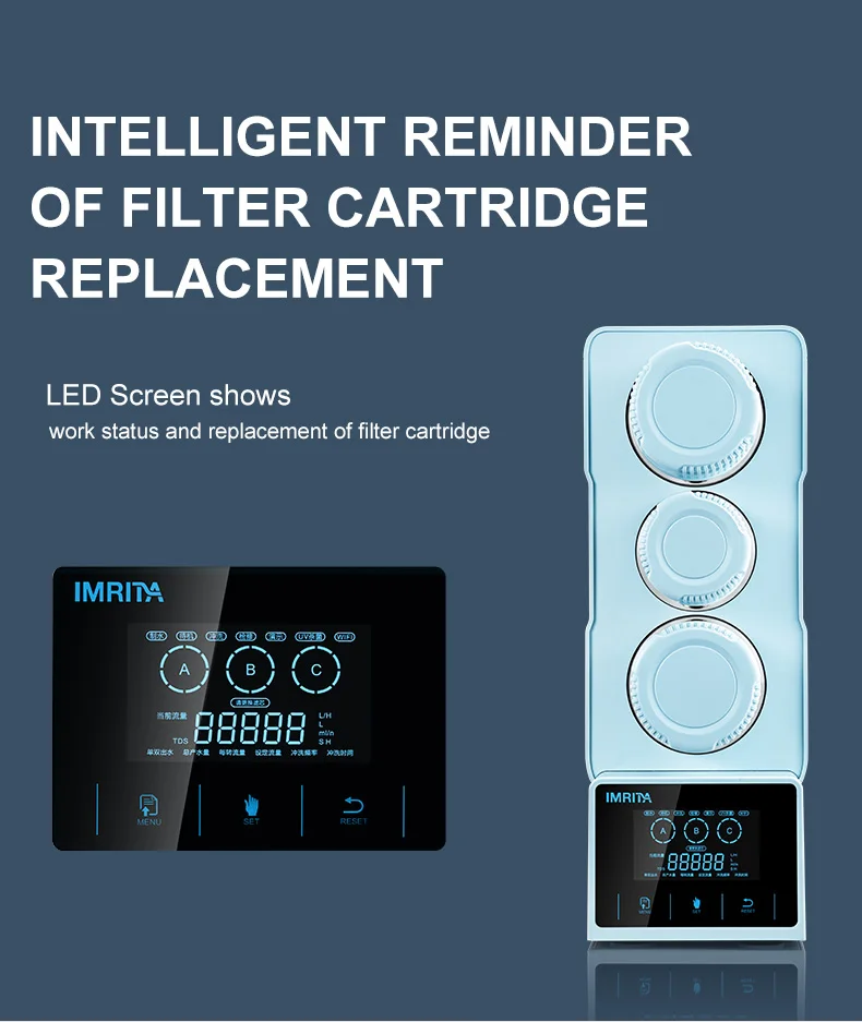 STLF gran oferta sistema Ro 800 Gpd ósmosis inversa debajo del fregadero sistema purificador de agua potable de ósmosis inversa RO de 3 etapas