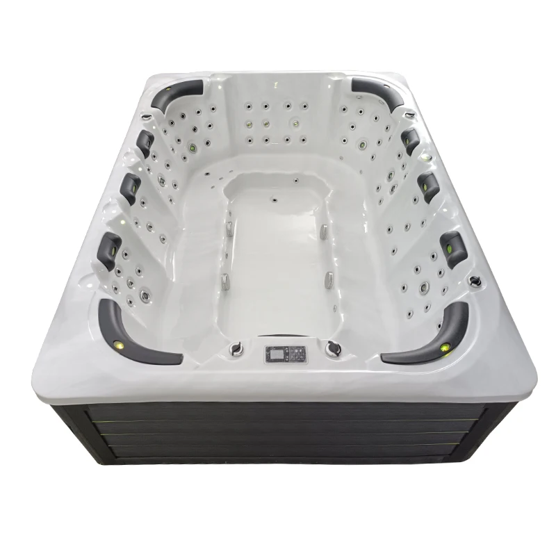 Big Size Garden 12 Person Luxury Swim Spa Whirlpool Bathtub Outdoor Hot Tub With Automatic Cleaning Function