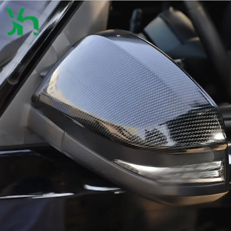 مناسبة لتويوتا هايلاندر RAV4 هارير ألياف الكربون الجانب مرآة مرآة الرؤية الخلفية غطاء مرآة الرؤية الخلفية لاصق M نوع