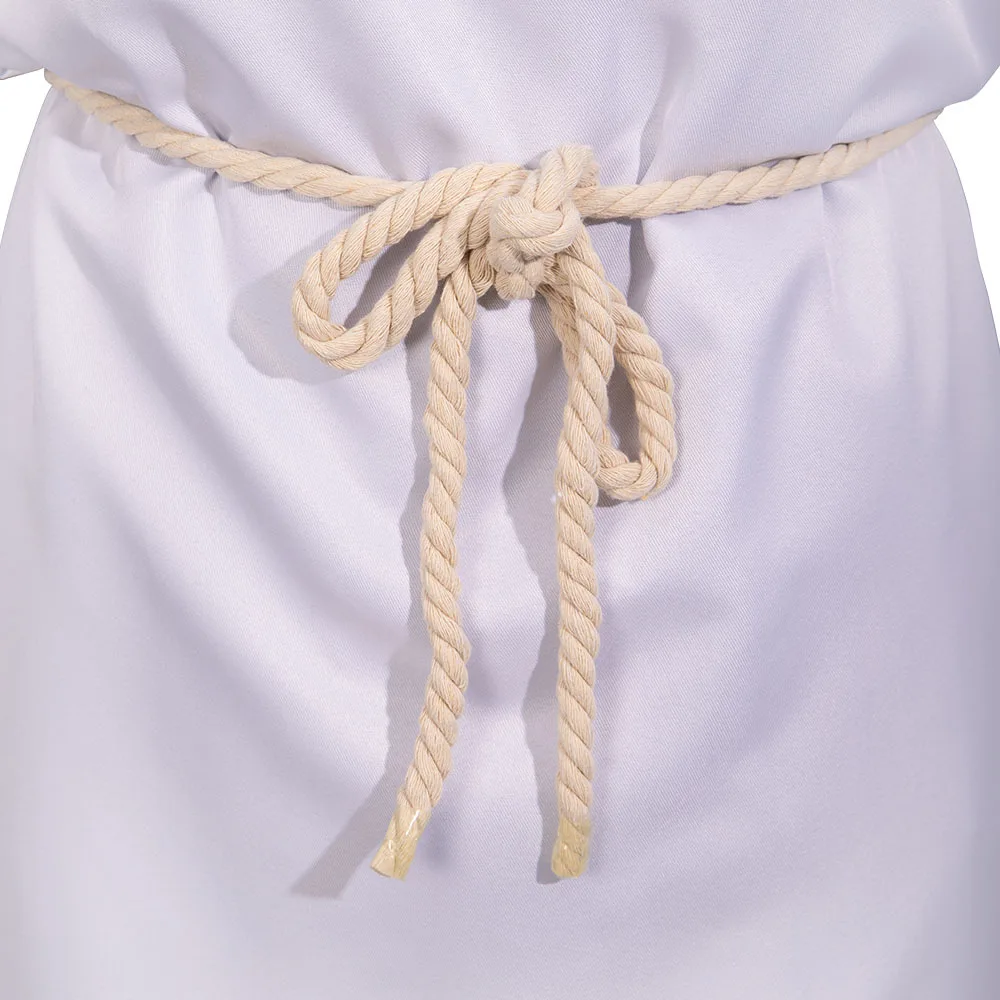 Szlafrok na Halloween, przebranie mnicha, strój mnicha średniowiecznego, szaty mnicha, szaty czarodzieja, szaty z odkrytymi ramionami, damski strój etniczny na scenę.