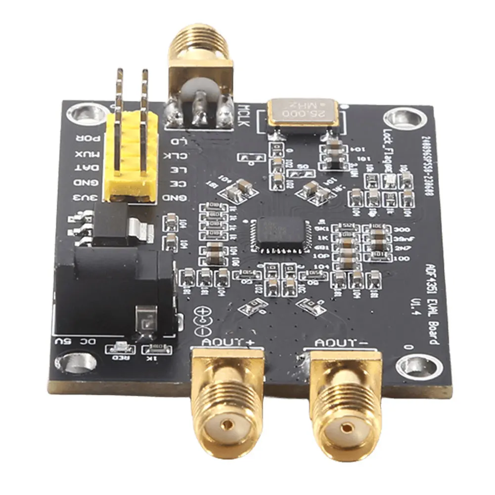 Sorgente di segnale RF PLL 35M-4.4GHz ADF4350/ADF4351 Modulo generatore di segnale Interfaccia SMA Scheda loop con blocco di fase RF 5V