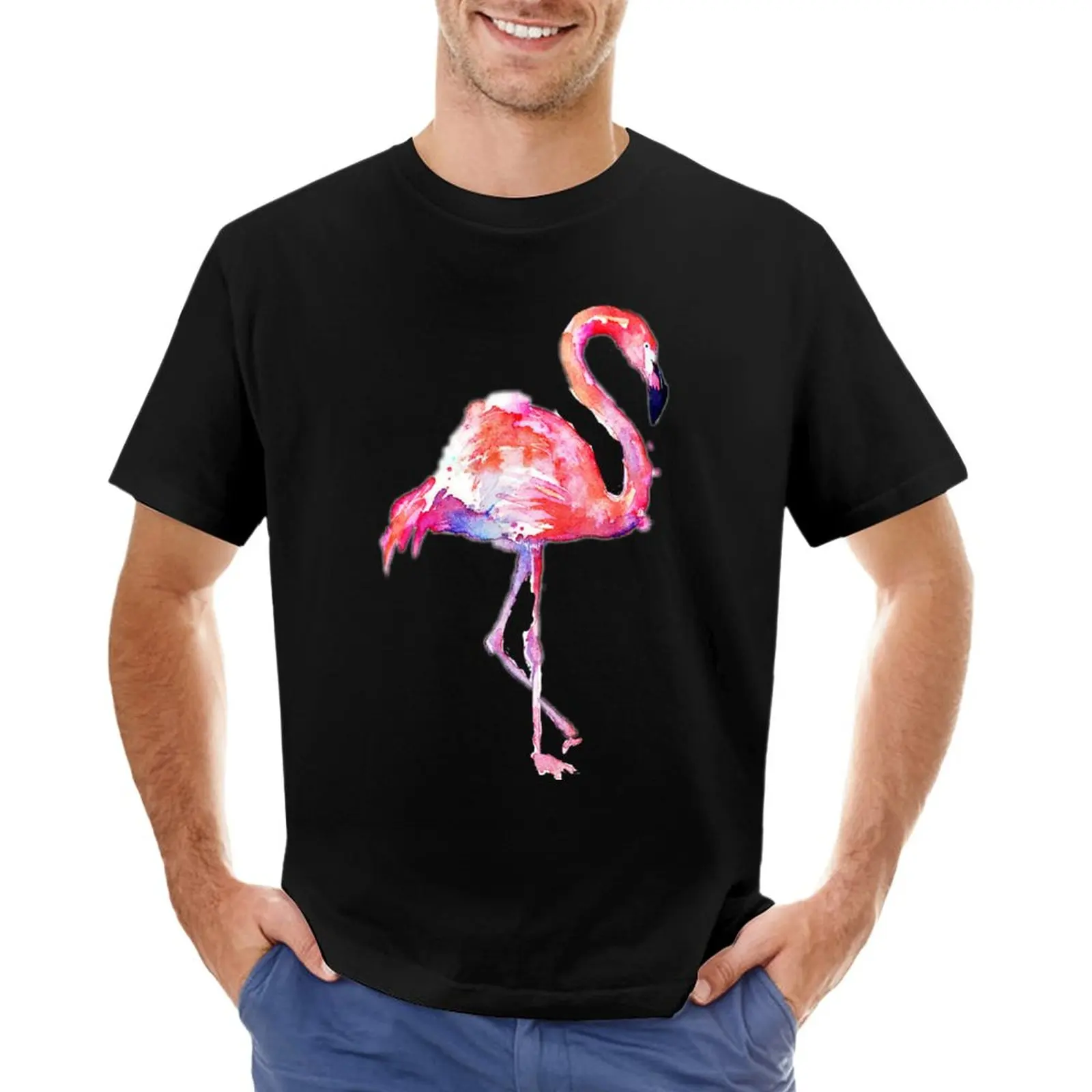 

Flamingo T-Shirt plus size t shirts sublime t shirt sweat shirts men workout shirt