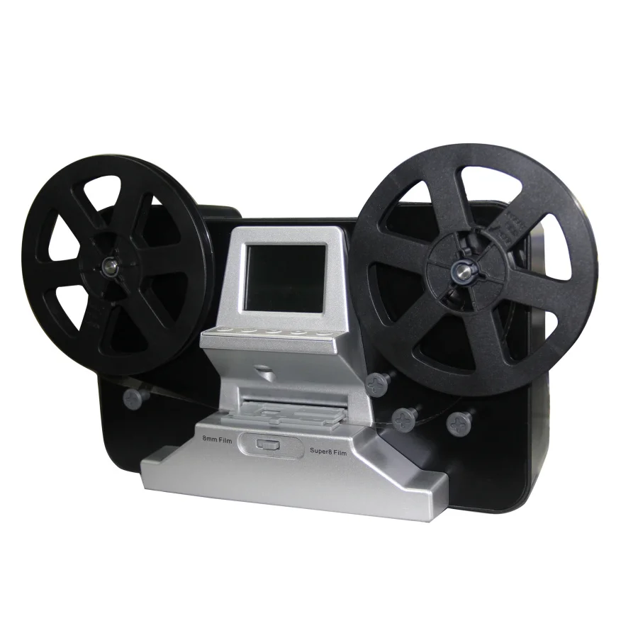 Super 8/8mm Digital Roll Film Scanner, Converts Film into Digital Video Max Support 5\'\' Reel