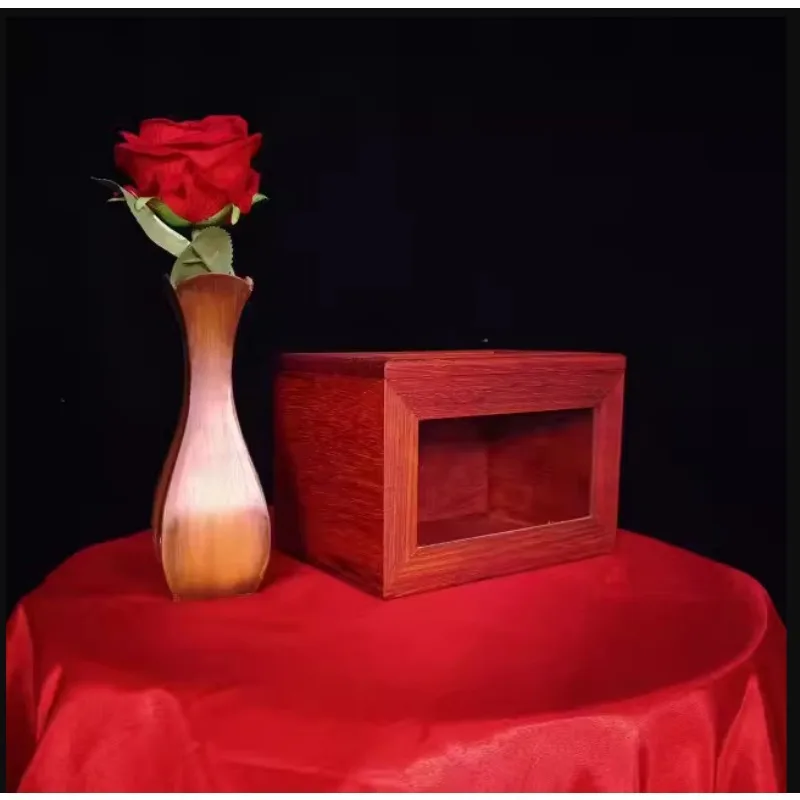 Holz Quantum Billet Box Zaubertrick Mentalismus Vorhersage Bühne Illusionen Magier Requisiten Geist Lesen