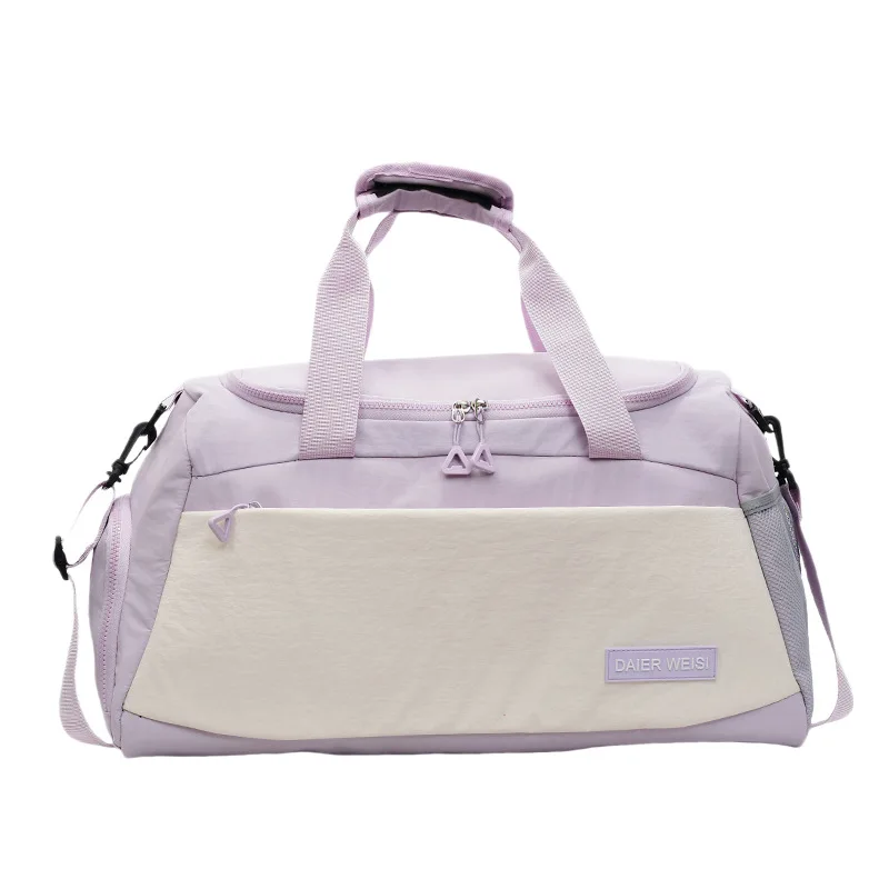 حقيبة تدريب اللياقة البدنية للفصل الجاف والرطب، سعة كبيرة، حقيبة رياضية يدوية للرجال والنساء أثناء السفر