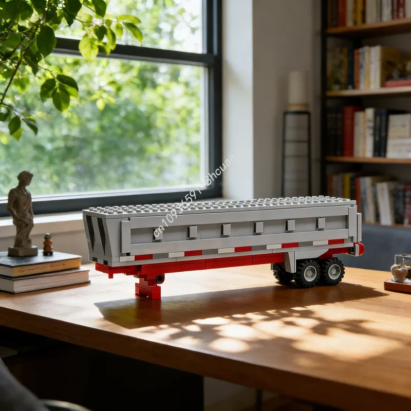 

337pcs MOC City Cargo DumpTrailer Truck Collection Model Building Blocks Construction Festival Gift Education Toys Birthday