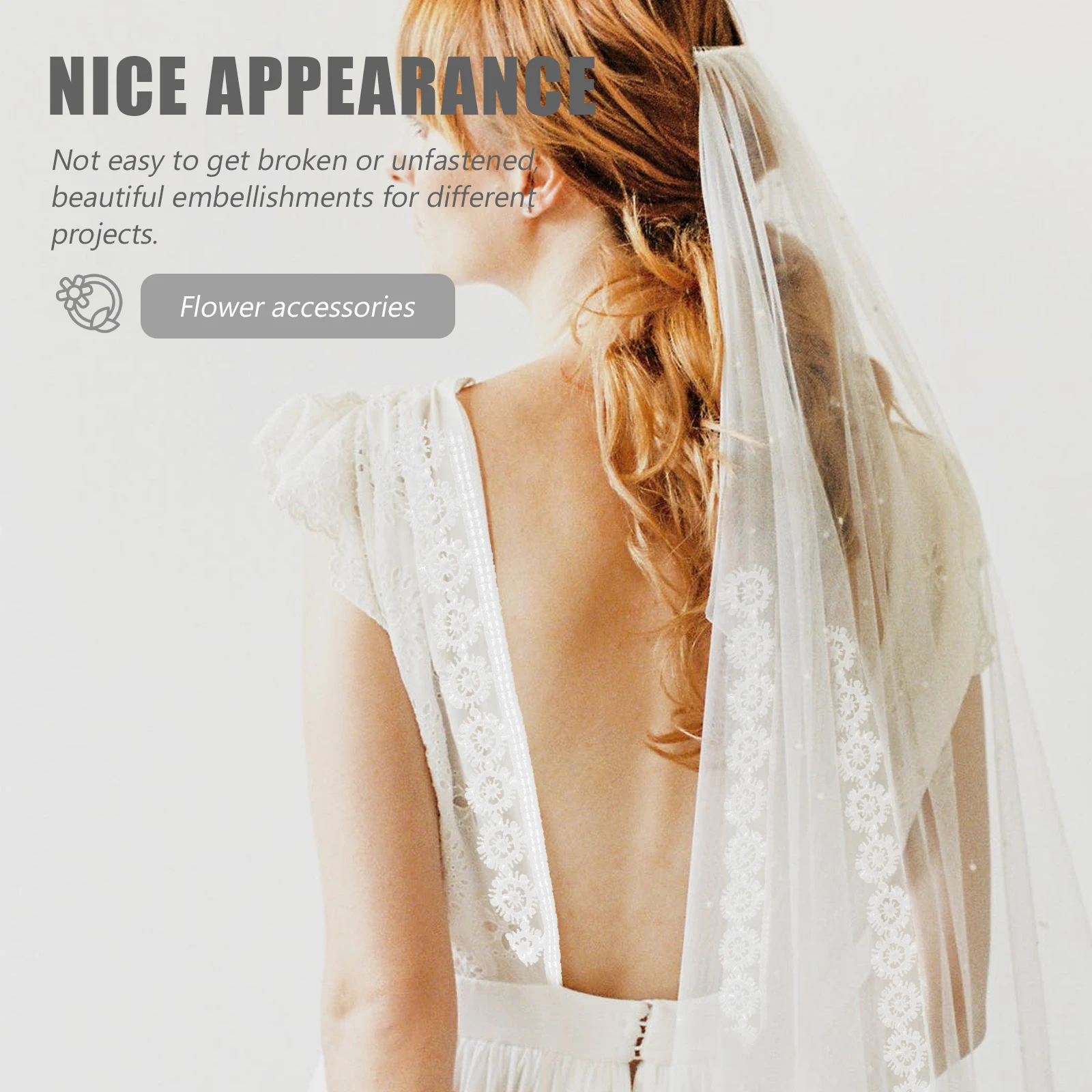 

1 Roll Milk Silk Lace Trim Wedding Decoration Diy Sewing Craft Embroidery Ribbon Gift Wrapping Bridal Dress Accessory