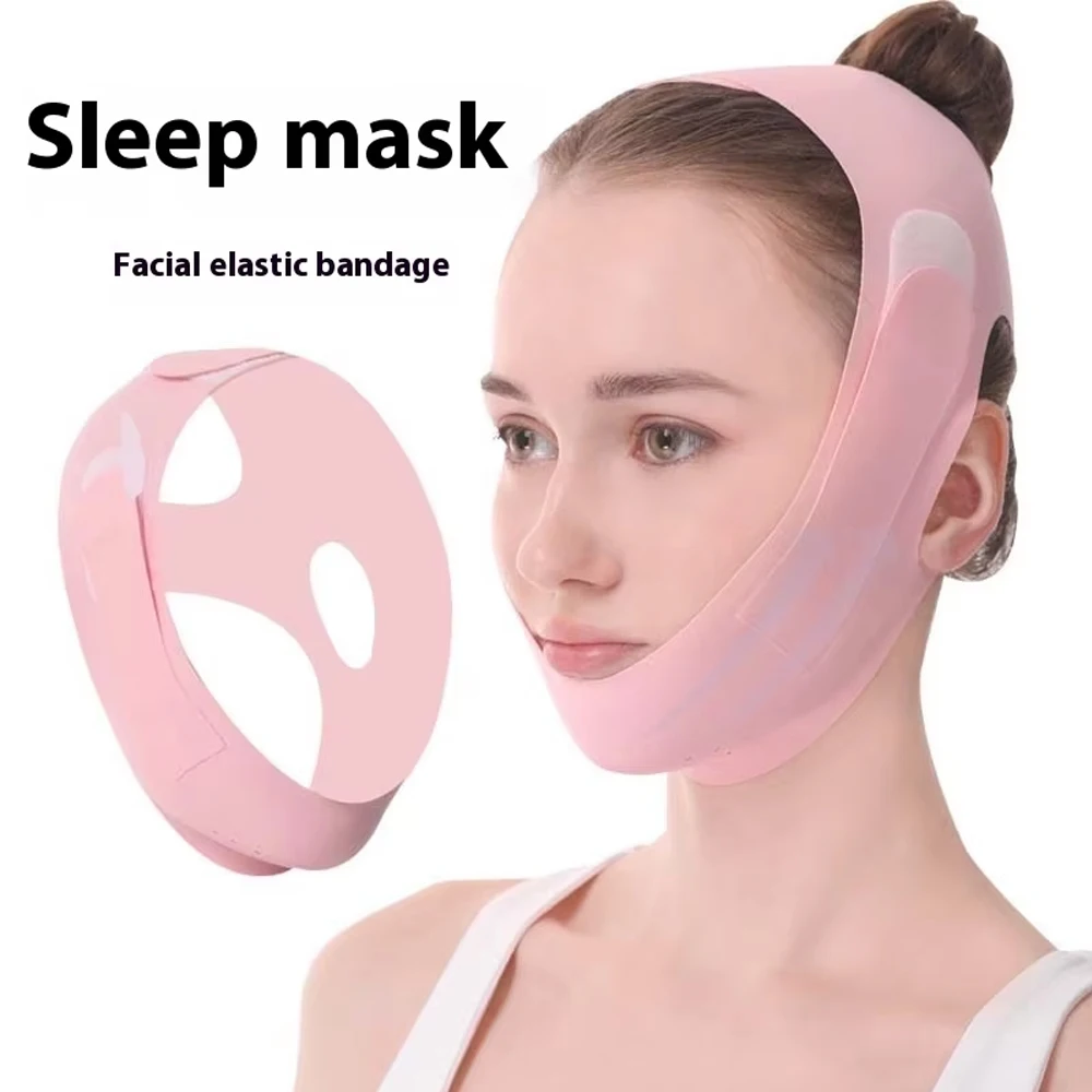 

Reusable Face Slimming Bandage V Line Face Shaper Women Chin Cheek Lift Up Belt Facial Massage Strap Face Skin Care Beauty Tools