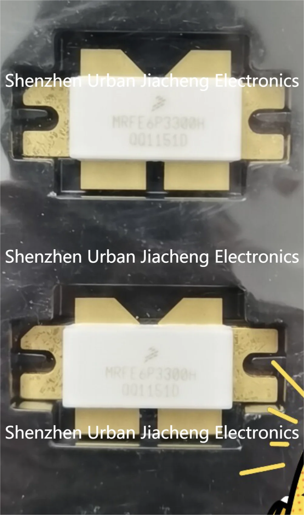 

5 шт./лот MRFE6P3300H FET RF 66 В 863 МГц 20,4 дБ 270 Вт LDMOS транзисторы на складе быстрая доставка