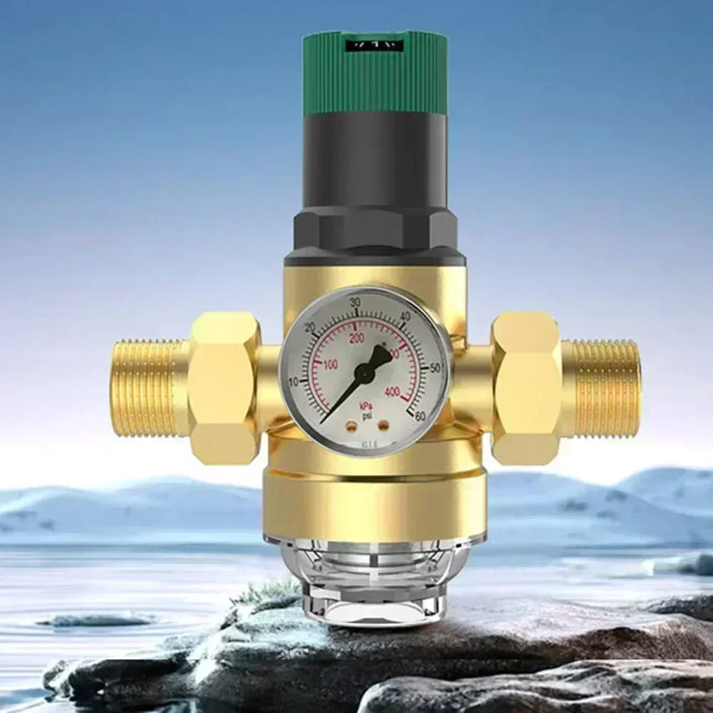 

Регулируемый редукционный клапан со встроенным фильтром/предовым фильтром манометра, гидравлический регулирующий клапан, DN15/DN20