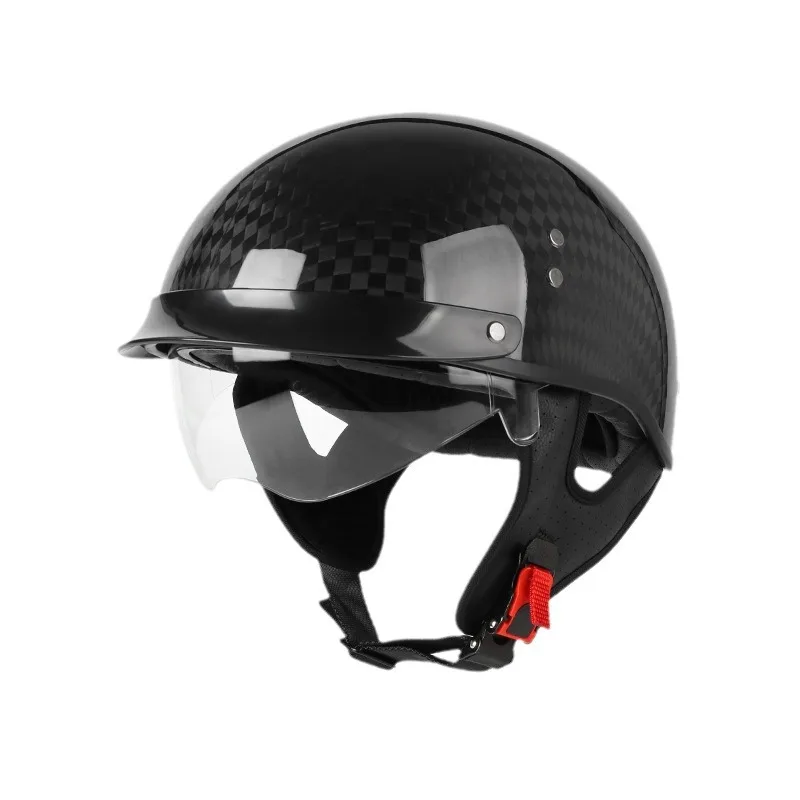 

Carbon Fiber Motorcycle Helmet, All Season Universal Riding Safety Helmet