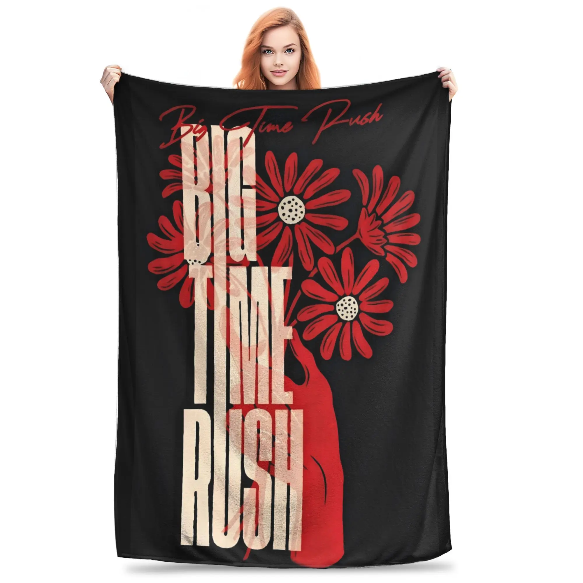 BTR In Real Life Worldwide 2025 Tour Flannel Blanket Winter  Warm Soft Throw Blanket for Child Outdoor Bedspread Sofa Bed Cover