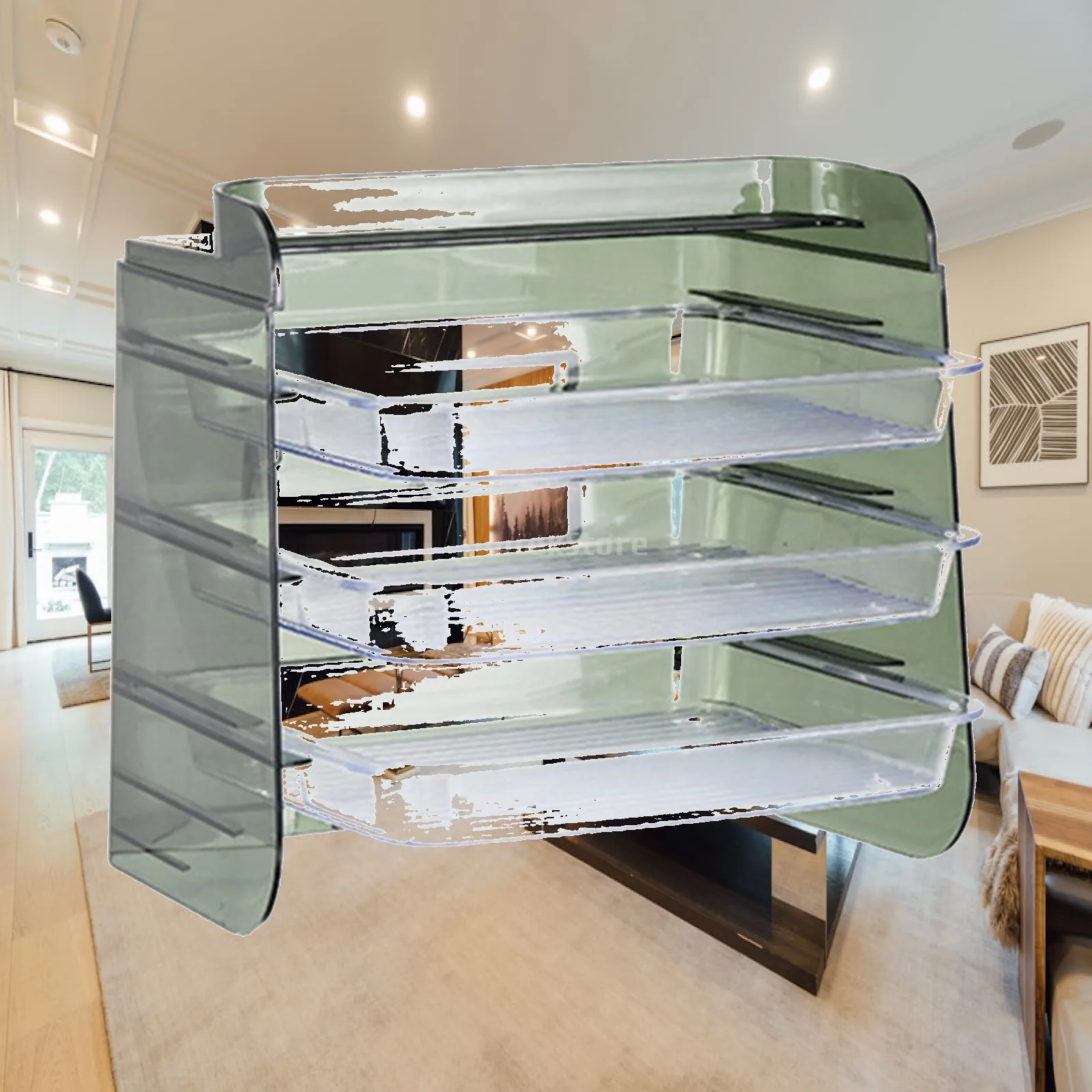 Kitchen Storage Rack Hot Pot Dish Shelf Jewelry Organizer Cosmetics Organizer