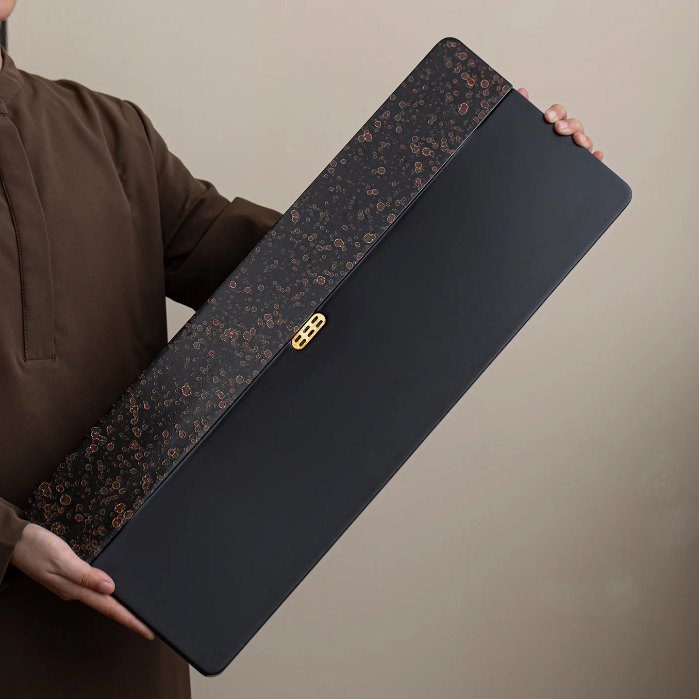 Tea Tray Household Chinese Retro Tea Tray Heavy Bamboo Rectangular Tea Table Kung Fu Tea Set Tray Dry Soaking Table Gift Set Cup