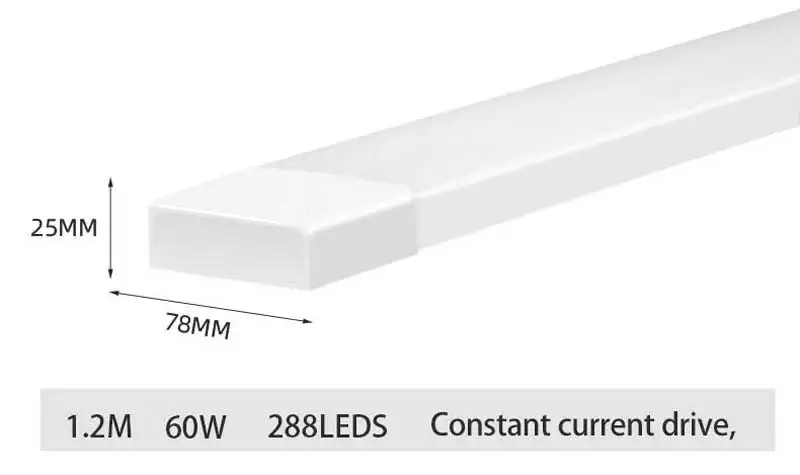 Indoor Hause LED Lampe Rohr Hohe Helligkeit 90/120 cm Linear Lichter Bar 220 v Beleuchtung Birne Für Schlafzimmer küche Schrank Lampen Streifen – Detail 7