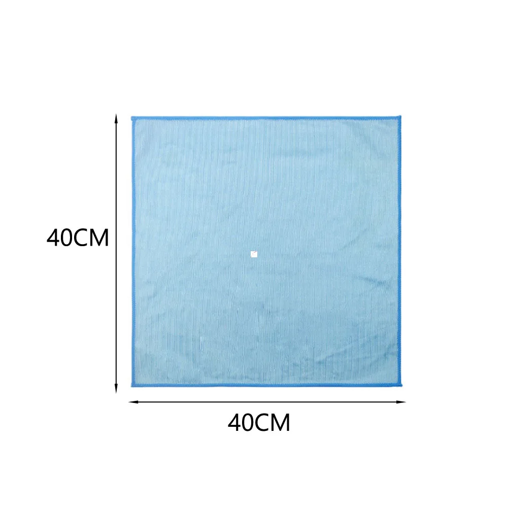 Reusable 40x40cm Mirror Cleaning Cloths 8pcs Thickened Lint Free Glass Wipes for Windows Cabinets Tableware Household