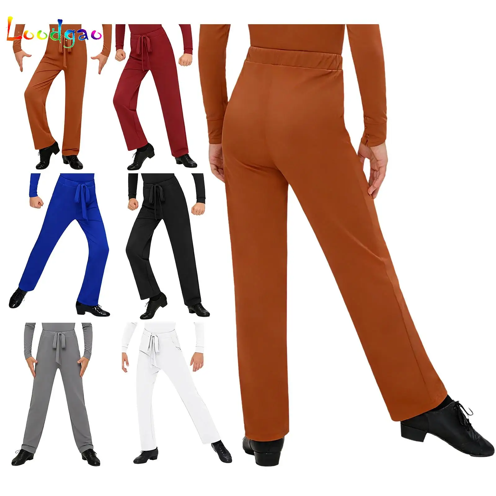 Kids Boys Latin Practice Dancewear Latin Dance Exercise Clothes Ballroom Stage Perform Modern Boys Latin Dance Training Clothes