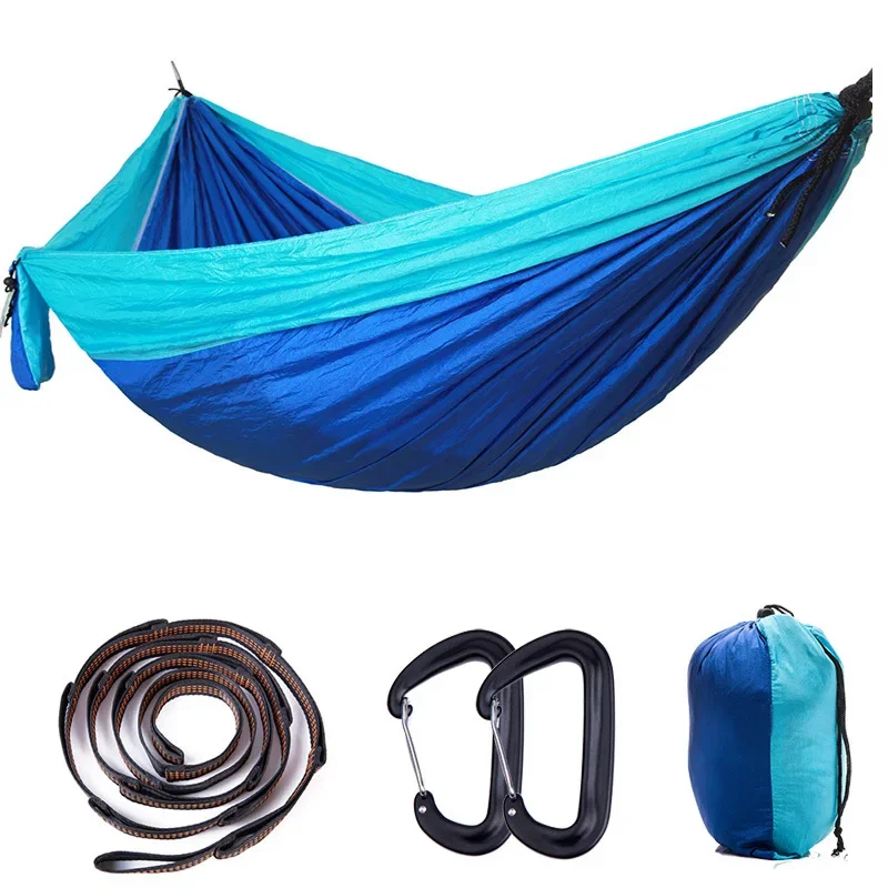 2022 new arrival  Netting Include Waterproof Rainfly Carabiner Hammock Strap Lightweight for Ourdoor Travel
