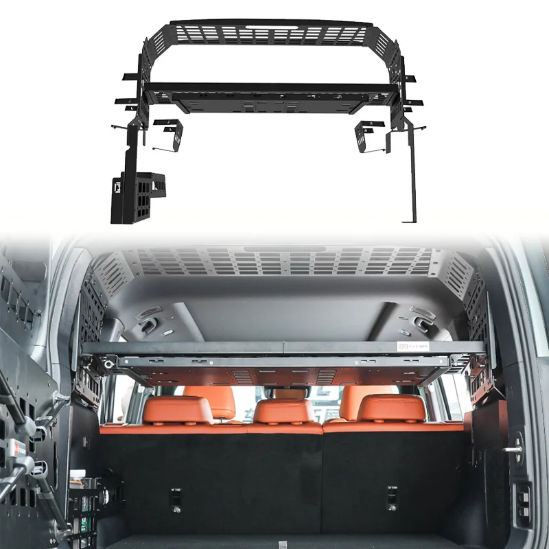 High Quality Aluminium Alloy Trunk Storage Rack Trunk Custom Expansion Rack for BYD Fangchengbao Ti7 Accessories