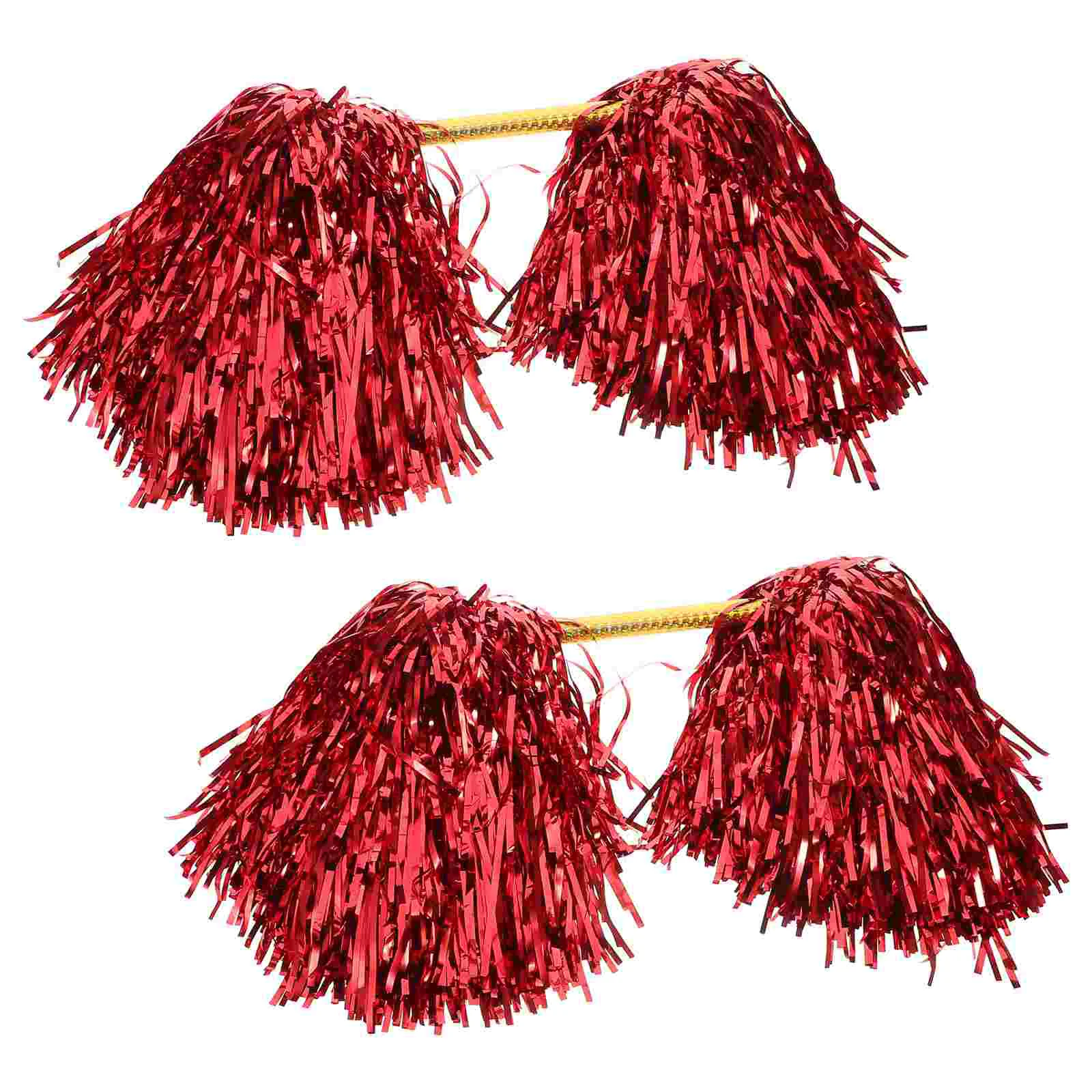 

2pcs Cheerleading Bright Color Plastic Kids Dance Props Reusable Supplies Party Favors Safe Materials