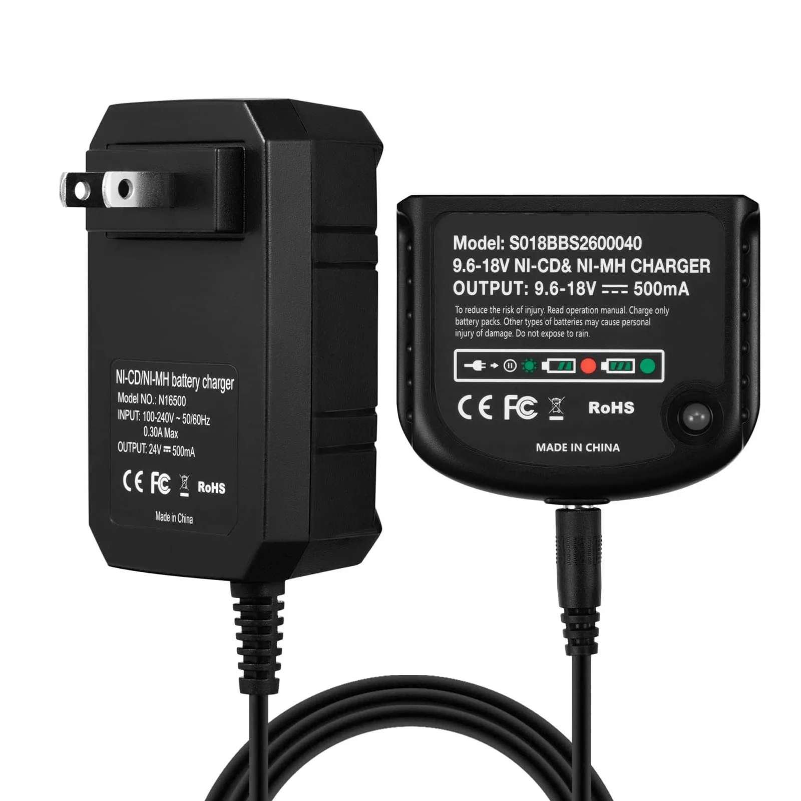 Ni-cd ni-mh batterie ladegerät led anzeige ersatz für schwarz & decker 9,6 V-18V a12 A12-X hpb14 hpb12 hpb96 HPB18-OPE werkzeuge