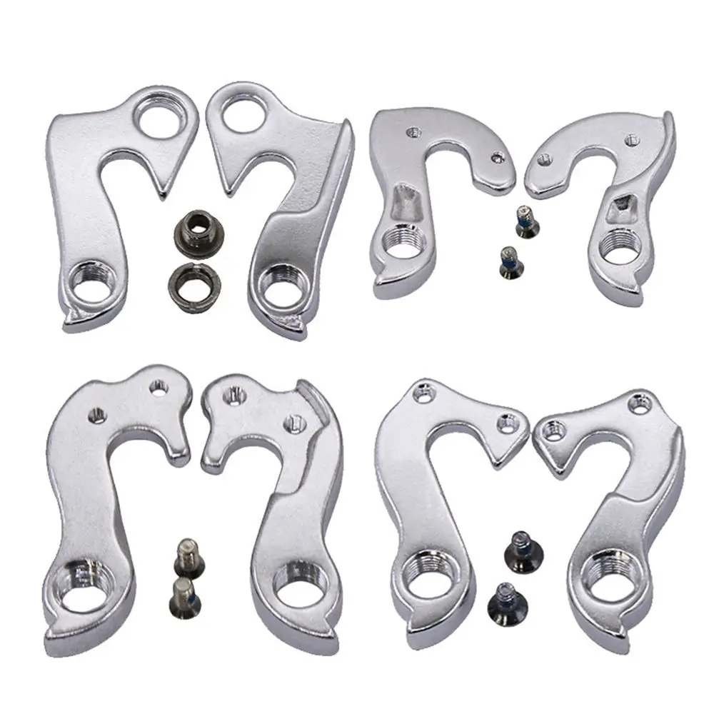 Universal Alloy Traseiro Derailleur Hanger, Corrida de Ciclismo, Mountain Frame Gear, Cauda Gancho Peças, MTB, Bicicleta de Estrada, 1-16 Número