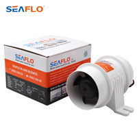 SEAFLO RV Marine Boat In-Line Bilge Air Blower Fan Quiet 3 Inch 145CFM/ 4 Inch 235CFM Ventilator Fan