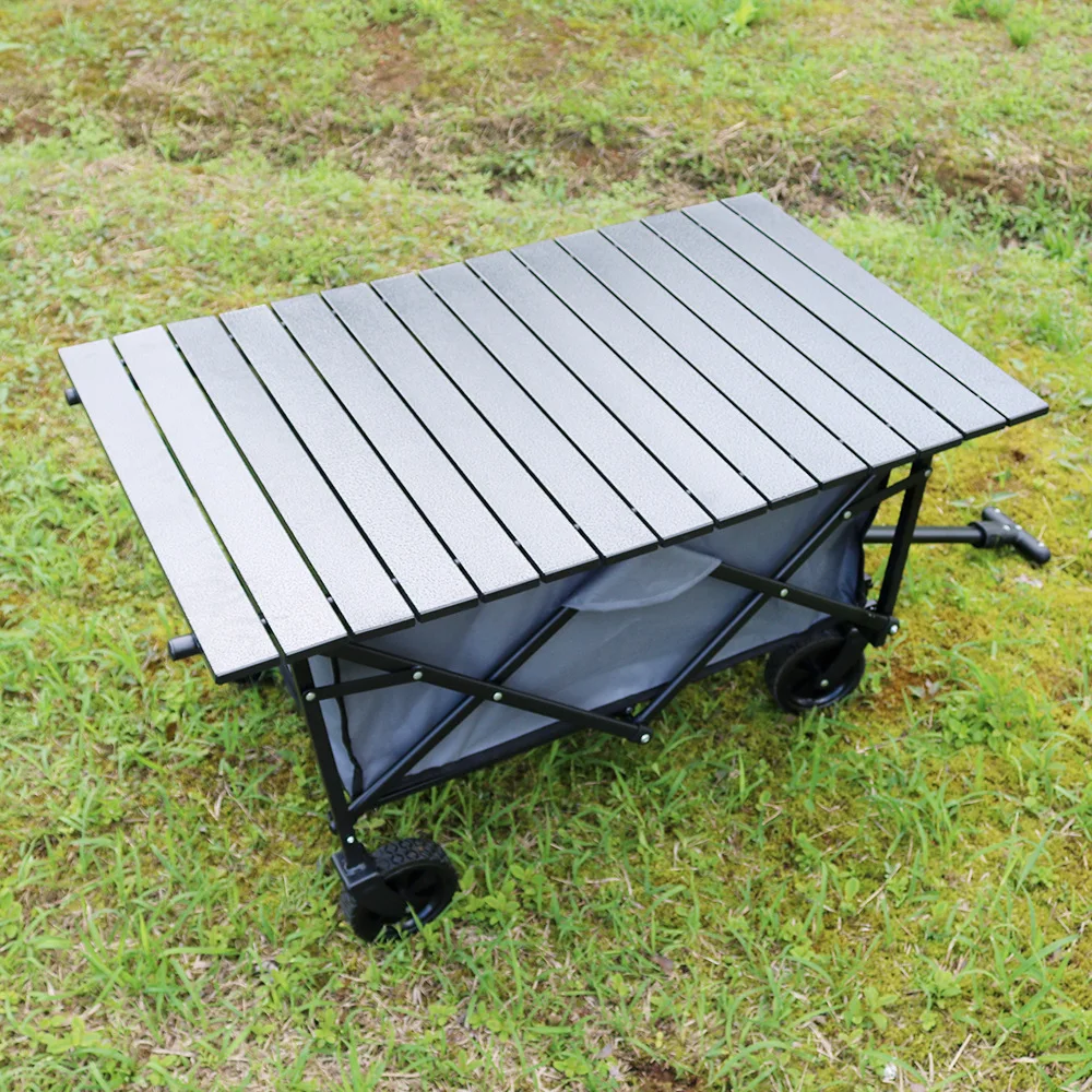 55*90cm Outdoor Camper składany stół płyta składana samochód Camper pokrywka Pusher koszyk pulpit płyta główna ze stopu aluminium