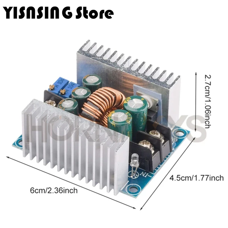 DC-DC محول فرق الجهد وحدة منظم 6-40 فولت إلى 1.2-36 فولت الناتج الجهد قابل للتعديل إمدادات الطاقة 300 واط 20A