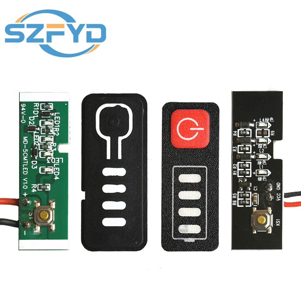 5S Lithium-Batteriegehäuse mit Betriebsanzeige, 18 V/21 V, 5-LED-Display für DIY-Akku-Refit und Reparatur
