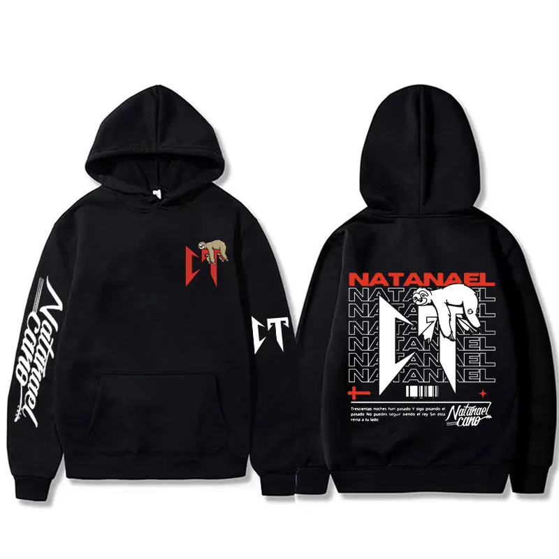 

Natanael Cano Corridos Tumbados CT Sloth Graphic Hoodie Men Women Fashion Vintage Sweatshirts Men's Hip Hop Oversized Hoodies