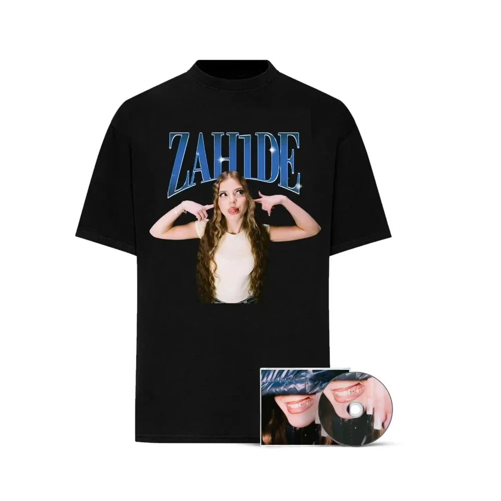 

German Singer Zahide Printed T-shirt Women Short Sleeve Casual Cotton Oversized Tee Merch Tee Men Women Crew Neck Unisex T-shirt