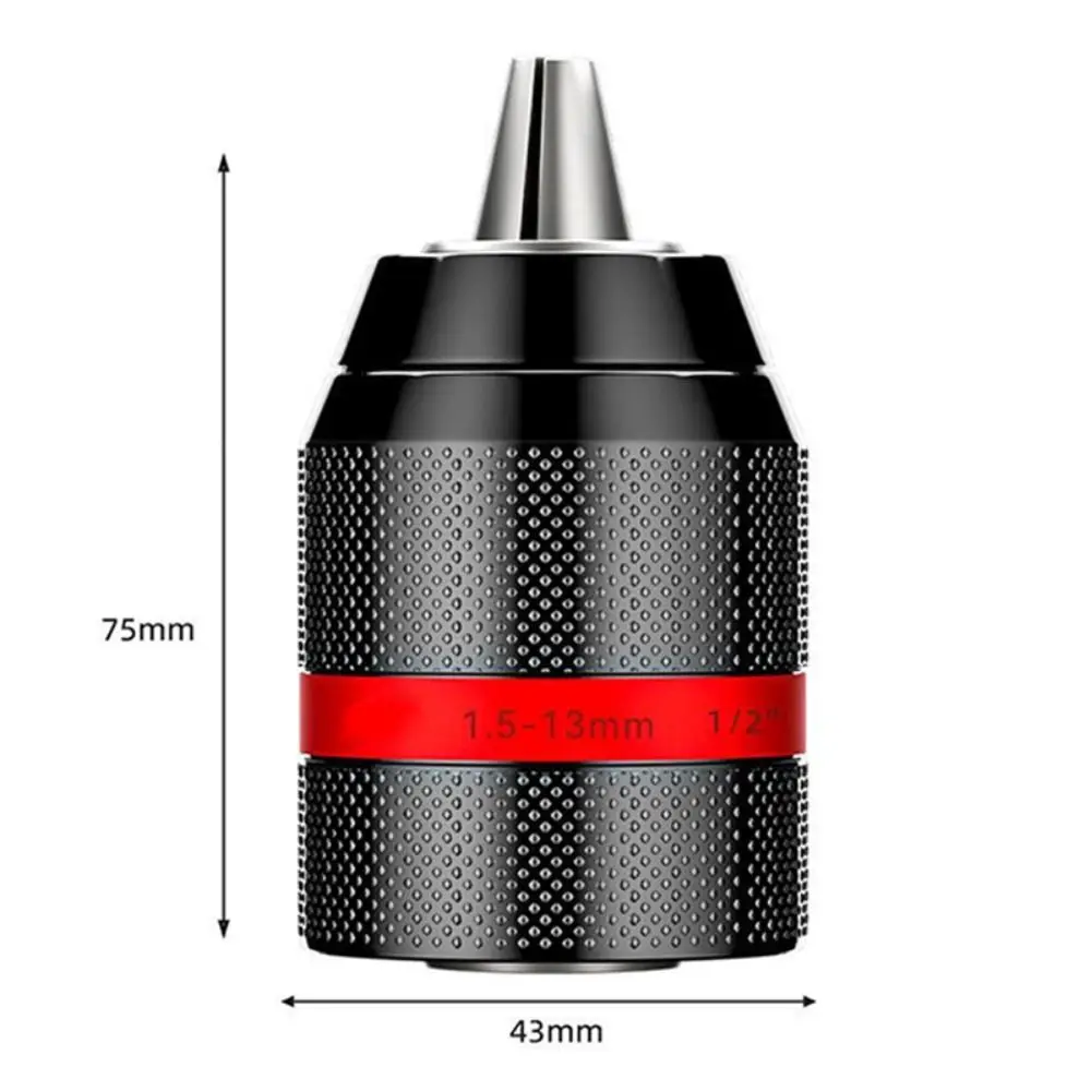 High Speed Steel Self Locking Metal Chuck Drill Black 10mm 13mm Quick Change Conversion Self Locking