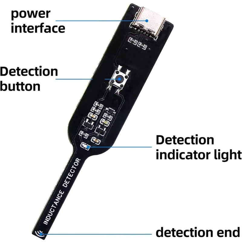 A53M-Motherboard Inductance Tester Coil Tester Inductor Detector Electromagnetic Induction Fault Checking Repair Tool