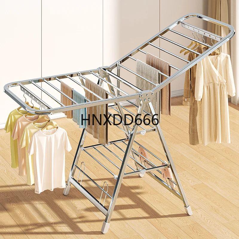 

Stainless steel folding drying rack floor