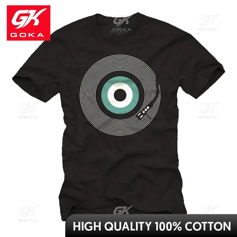 Vinyl Record Hip Hop Graphic T Shirts Mens Clothing New in Tops & Cotton Women Printed T-shirt Y2K Clothes Cute Funny Tshirt