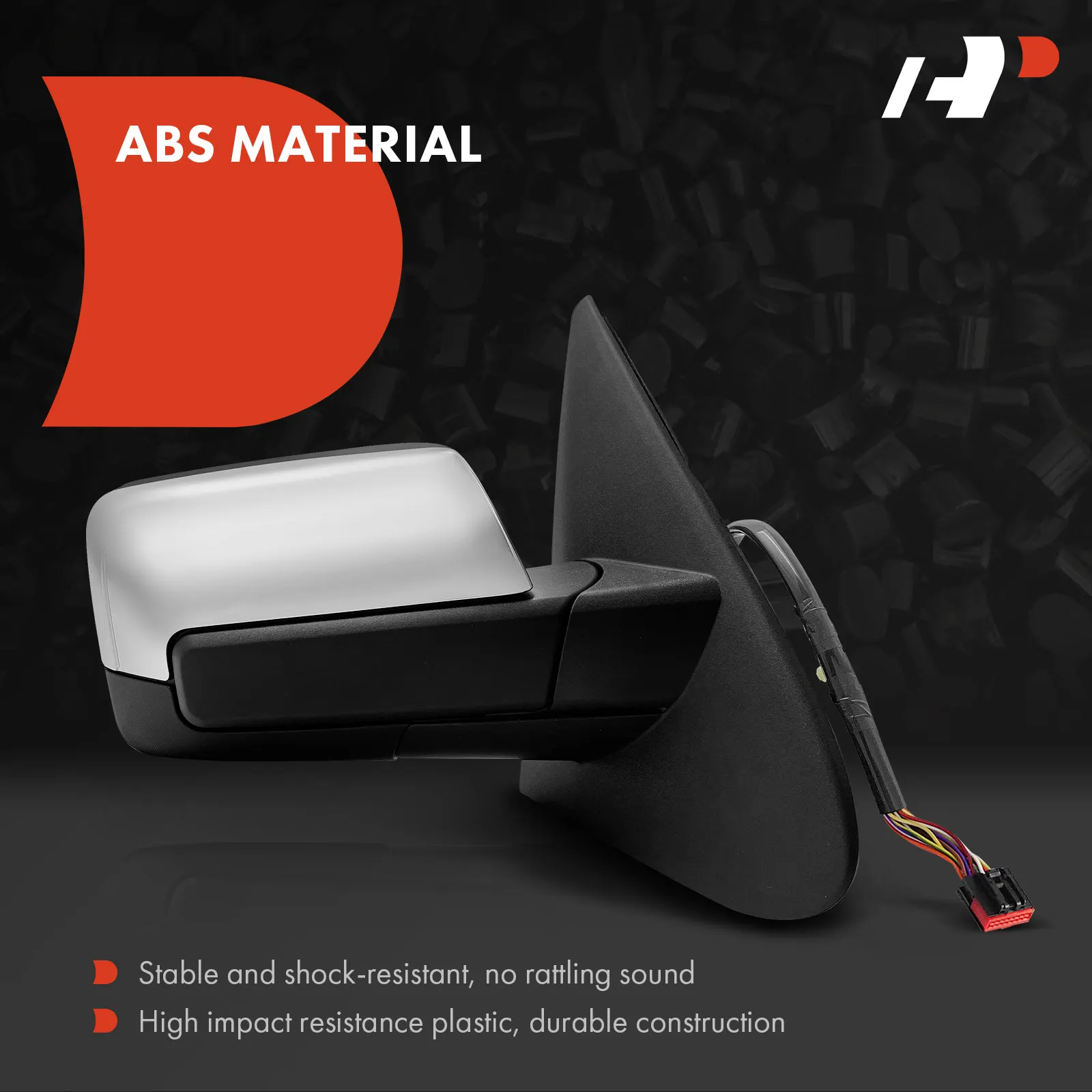 A-Premium Pair Power Door Mirror for Ford Expedition 2015 2016 2017 Power Fold Blind Spot Detection Turn Signal Light Heated