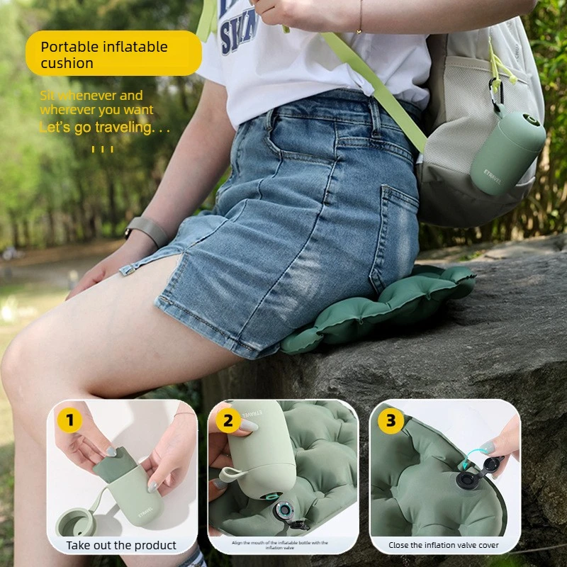 Office Chair Pillow Cute Pillow Chair Cushion Floor Cushion Waterproof Inflate Travel Portable Compact for Storage