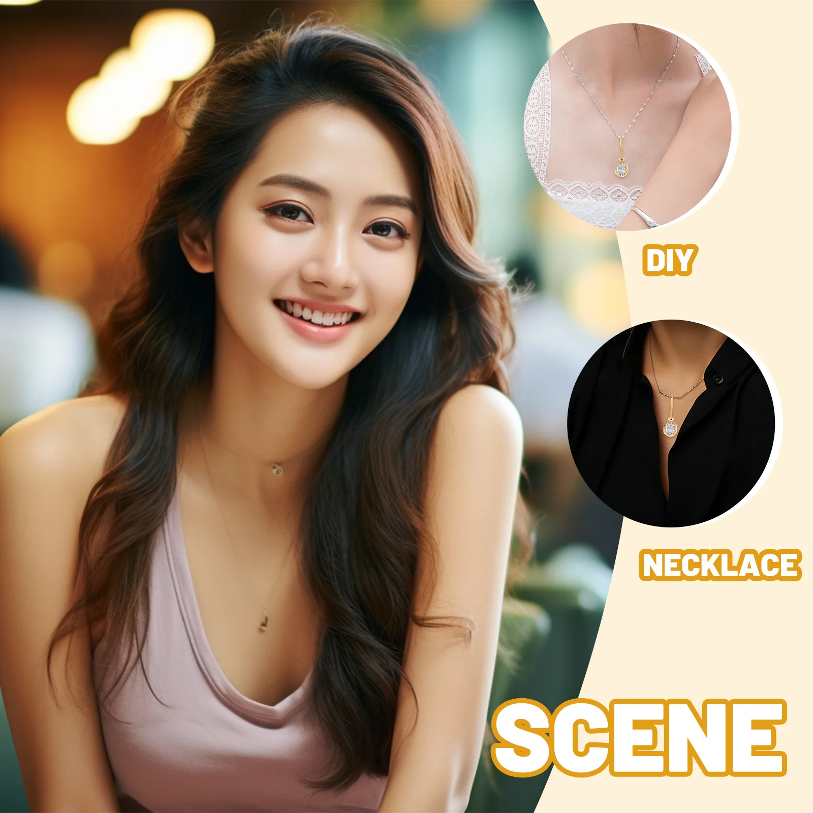 

Pendant Holder Empty Metal Cage Necklace DIY Stone Display Jewelry Making Craft Accessory for Gemstone Crystal