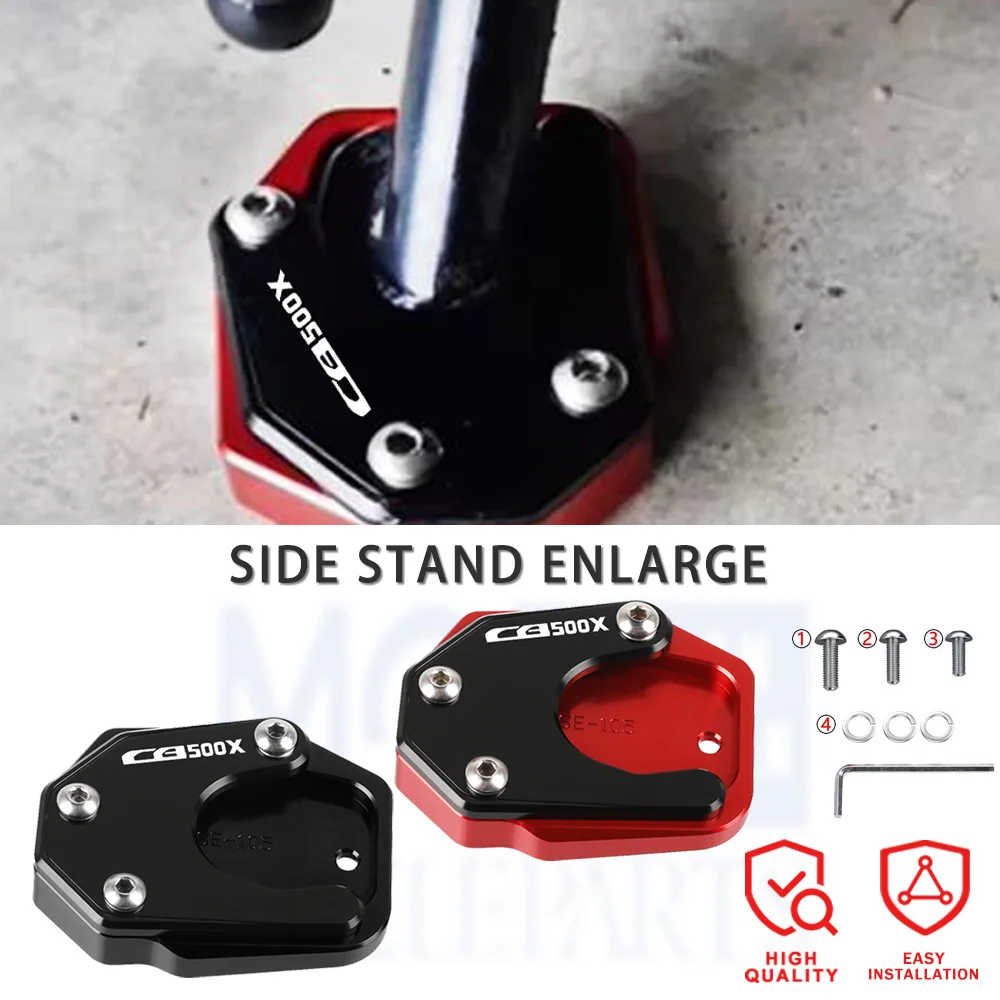 

Для Honda CB500X CB500 CB 500 X 2013 2014 2015 2016 2017 2018 2019 2020 2021 2022 2023 Мотоциклетная боковая подставка, увеличительная пластина, накладка