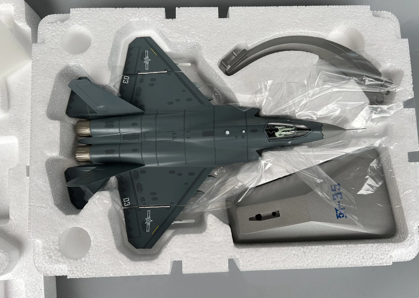 1/72 AF China J-35 J35 stealth fighter model Alloy finished product collection model