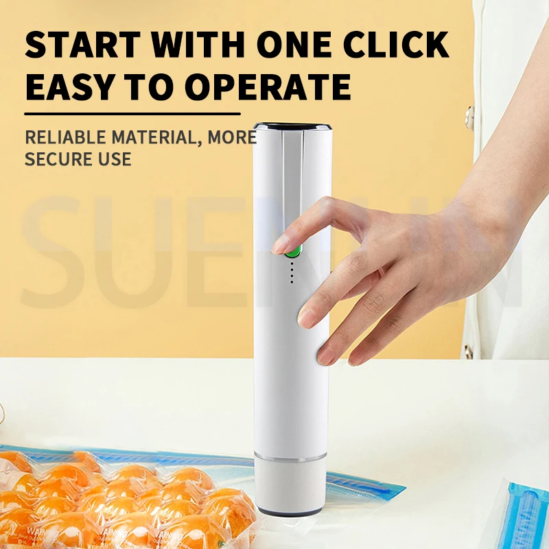 التلقائي الغذاء فراغ السدادة المطبخ تخزين المواد الغذائية آلة الحفاظ على آلة تغليف الفراغ المحمولة