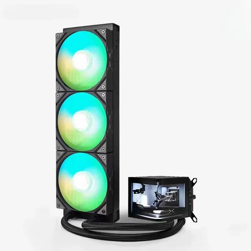 Exhibition area 360/240 water-cooled radiator ARGB 6.5 inch curved screen naked eye 3D
