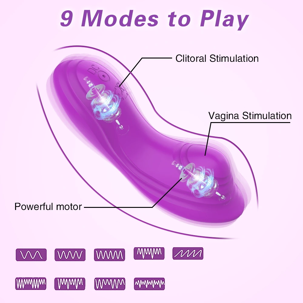 Wearable Vibrator for Women Clit Stimulator Wireless Bluetooth APP Control Magnetic Wear Vibrating Female Masturbator Sex Toys