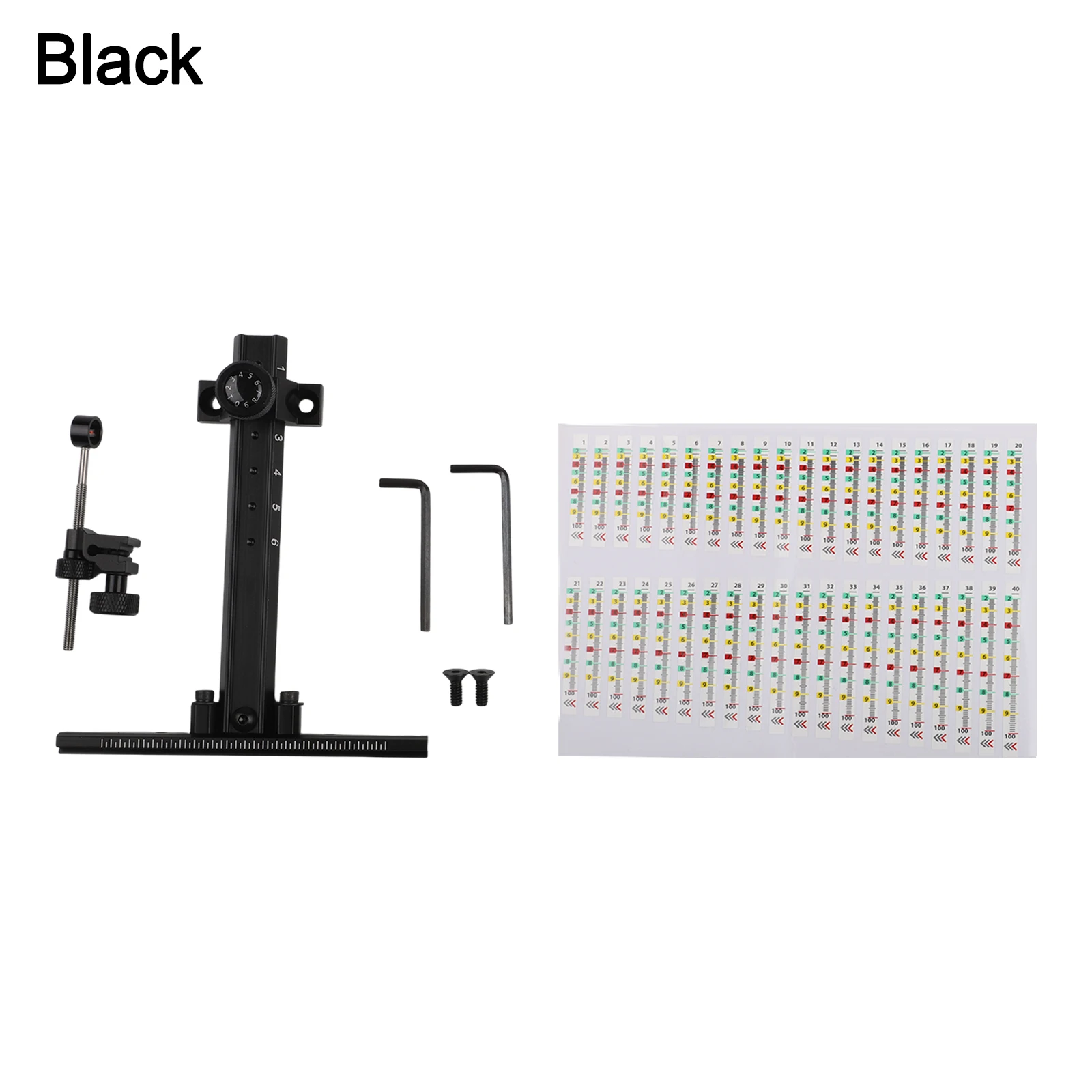 Aluminum Alloy Recurve Bow Sight with Metal Scale for Precise Aiming and Competition Includes Complete Mounting Hardware view 2