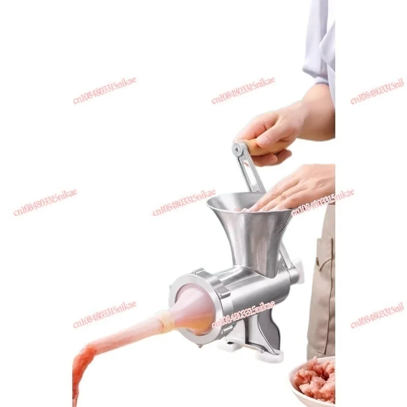 

Manual household sausage filling device
