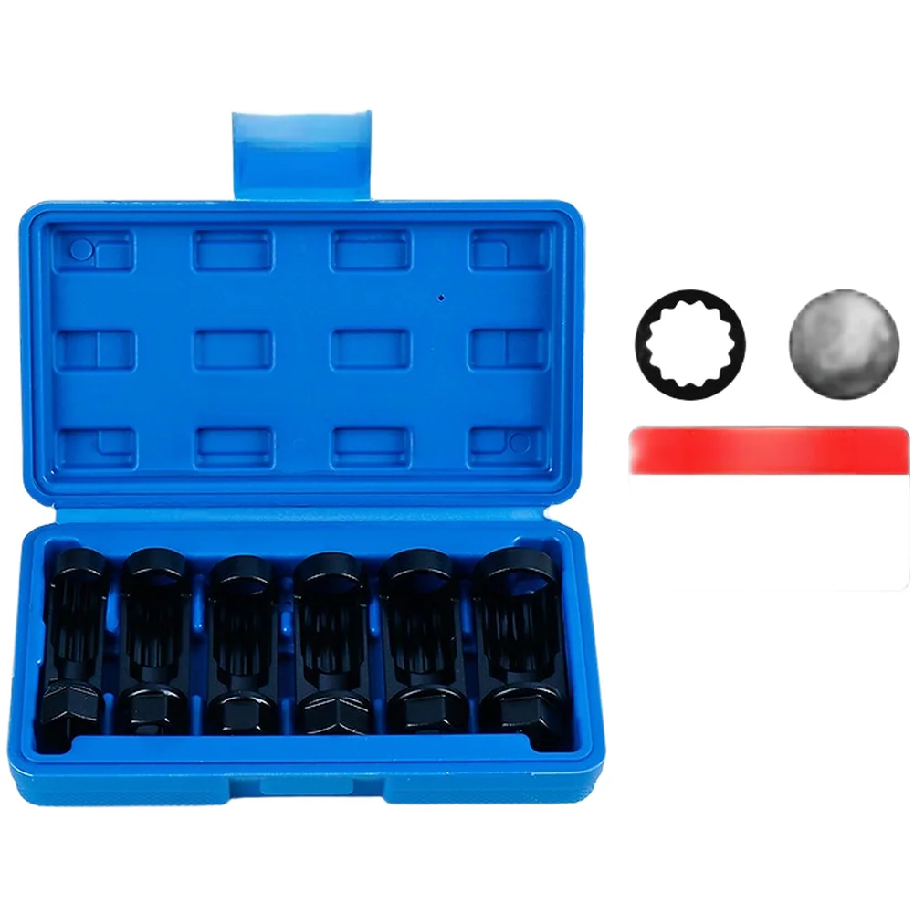 

1 Set Car Strut Nut Removal Socket Set 1/2 Inch Drive Shock Absorber Mount Nut Removal Socket 16mm-24mm Anti-Slip Groove